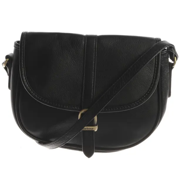 Cross Body Bag, in Black, Leather, Barbour