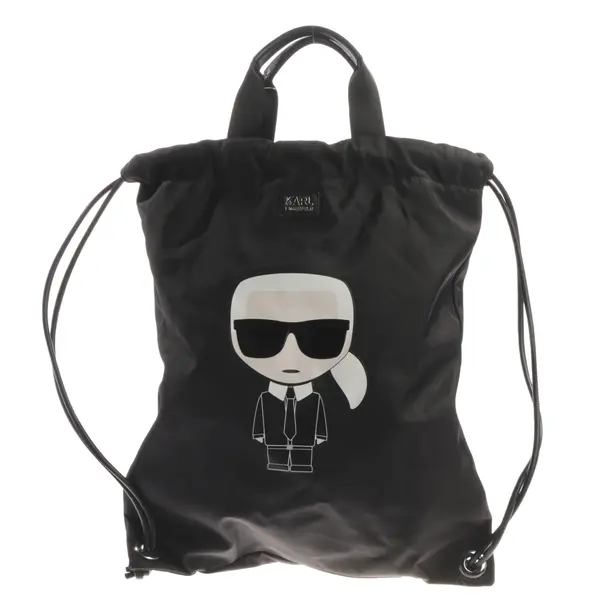 Zaino, in Nero, Poliammide, Karl Lagerfeld