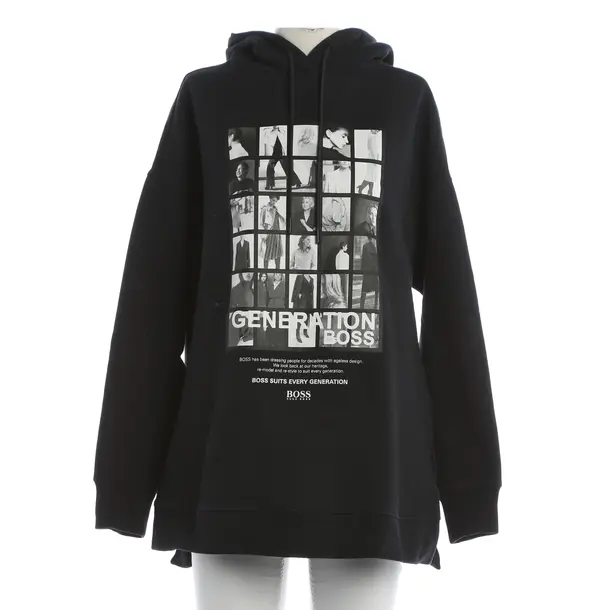 Hoodie, in Dark Gray, Cotton, Hugo Boss Black Label