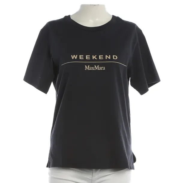 Shirt, in Navy, Cotton, Max Mara