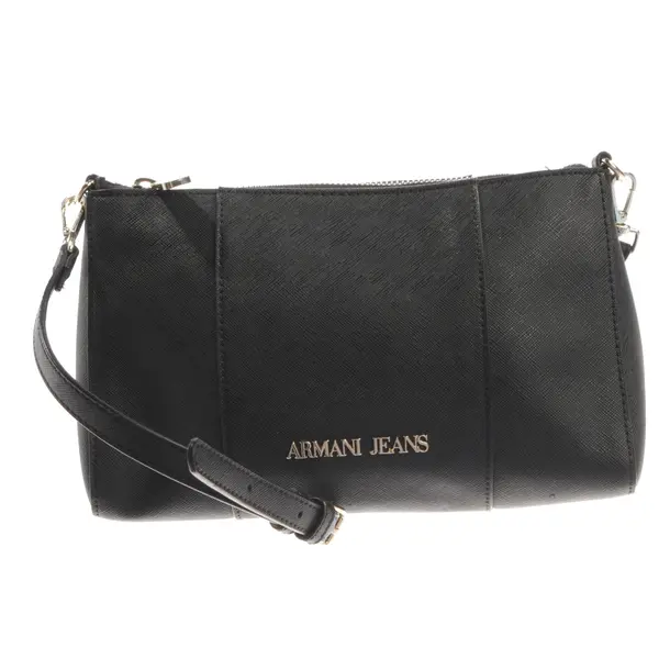Cross Body Bag, in Black, Polyvinyl, Armani Jeans