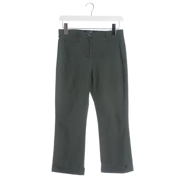 Pantaloni, in Verde scuro, Viscosa, Max Mara