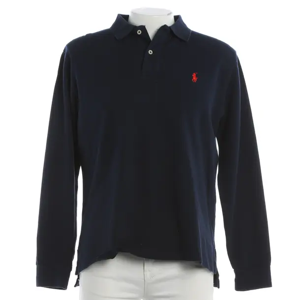 Long Sleeve Shirt, in Navy, Cotton, Polo Ralph Lauren