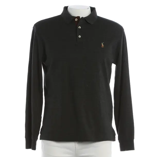 Manica lunga, in Grigio scuro, Cotone, Polo Ralph Lauren
