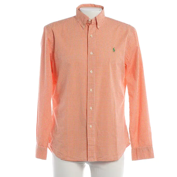 Shirt, in Orange, Cotton, Polo Ralph Lauren