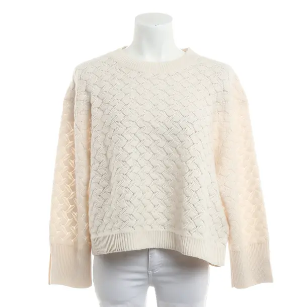 Jumper, in Cream, Wool, Allude