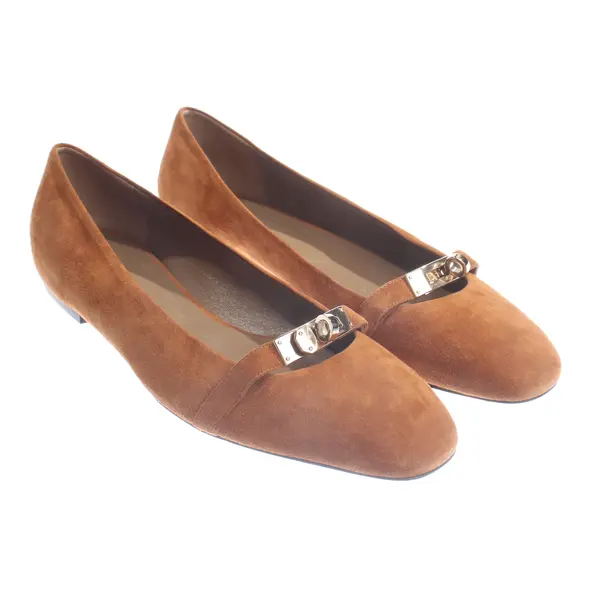 Ballet Flats, in Light Brown, Hermès