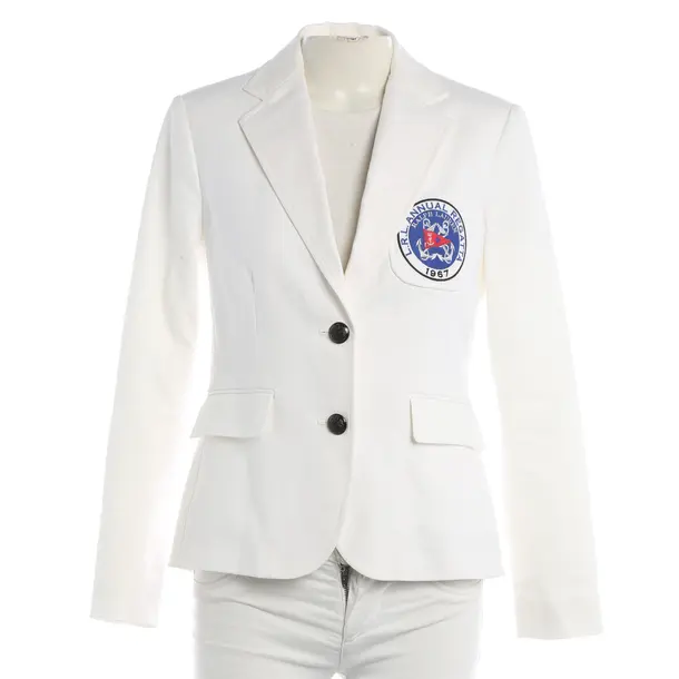 Blazer, in Weiß, Baumwolle, Ralph Lauren Black Label