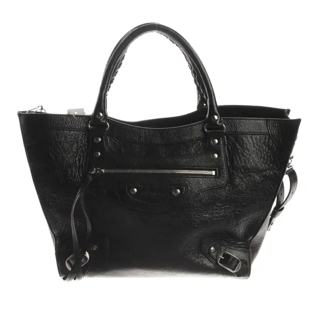 Handbag, in Black, Leather, Balenciaga