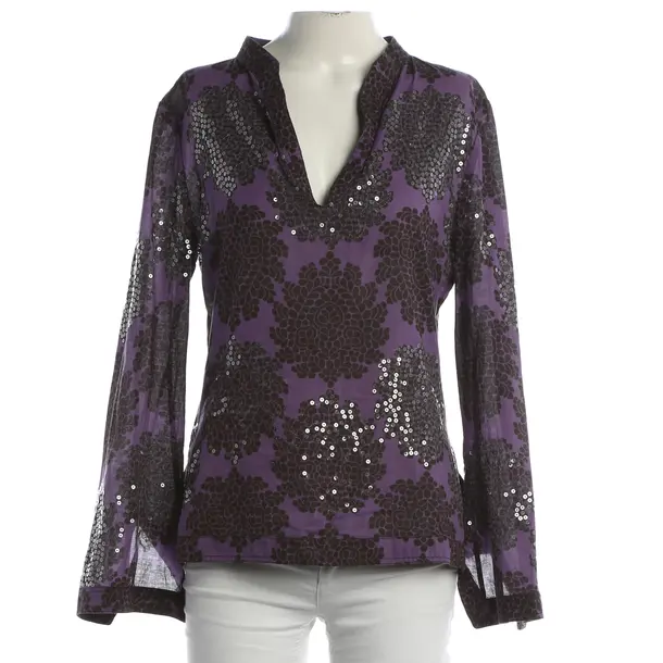 Bluse, in Lila, Baumwolle, Tory Burch