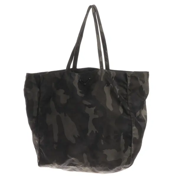 Schultertasche, in Camouflage, Polyamid, Prada
