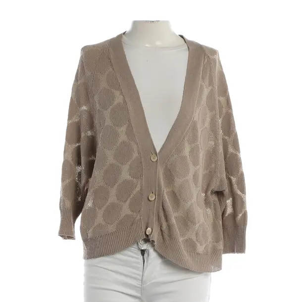 Strickjacke, in Hellbraun, Baumwolle, Dries van Noten