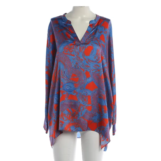 Blouse, in Blue, Silk, IVI collection