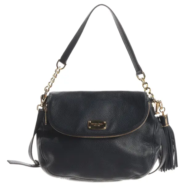 Shoulder Bag, in Blue, Leather, Michael Kors