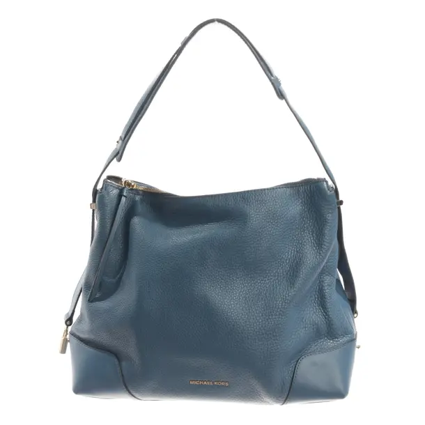 Shoulder Bag, in Blue, Leather, Michael Kors