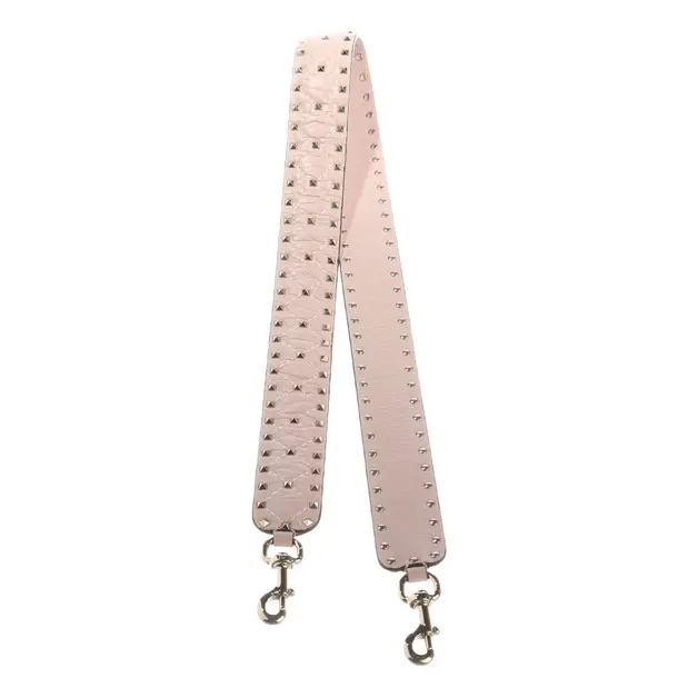 Schulterriemen, in Hellrosa, Leder, Valentino