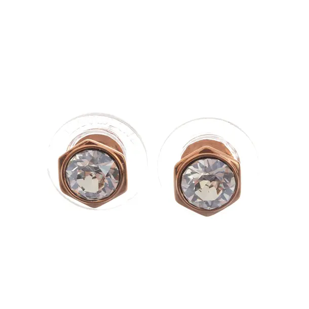 Earrings, in Silver, Metal (metallic, metallized), Swarovski
