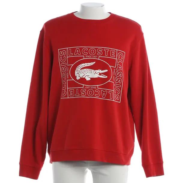 Sweatshirt, in Red, Cotton, Lacoste