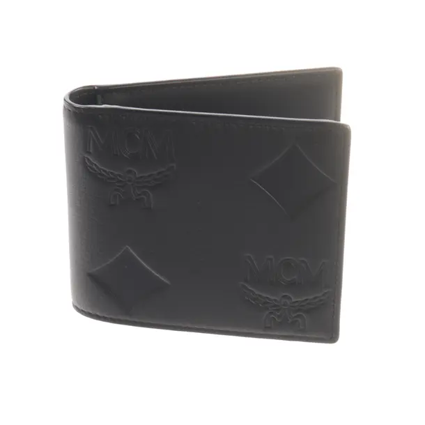 Wallet, in Black, Leather, MCM