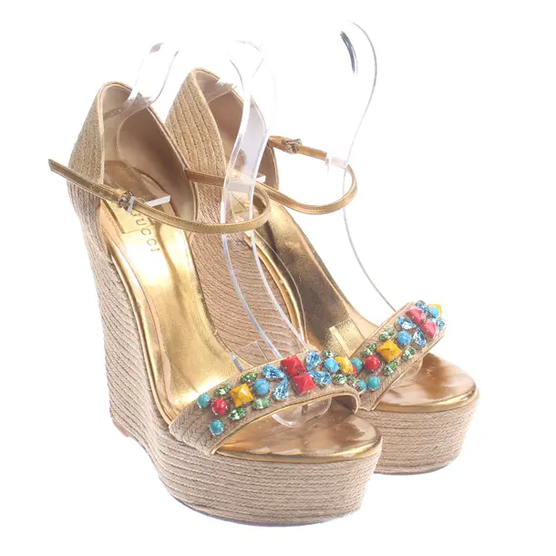 Zeppe, in Oro, Gucci