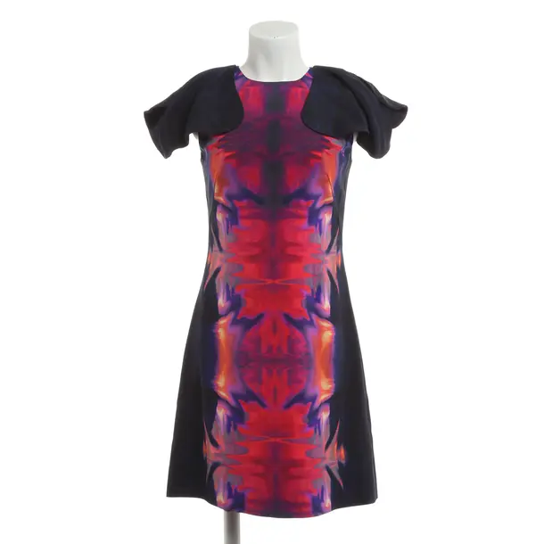 Cocktailkleid, in Mehrfarbig, Seide, Alexander McQueen