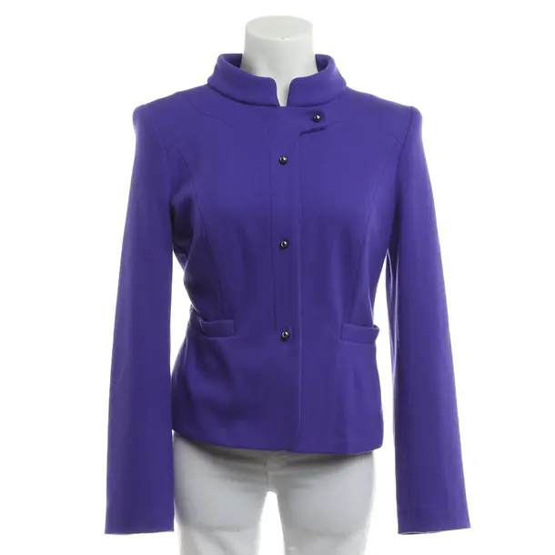 Mid-Season Jacket, in Blue, Wool, Marc Cain