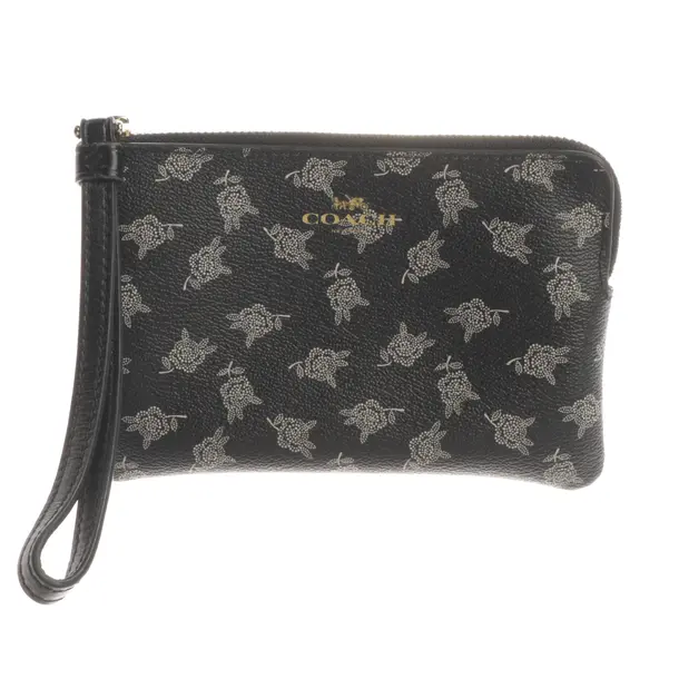 Pochette, in Schwarz, Polyurethan, Coach