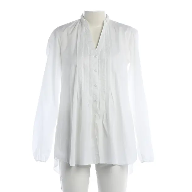 Blouse, in White, Cotton, Caliban