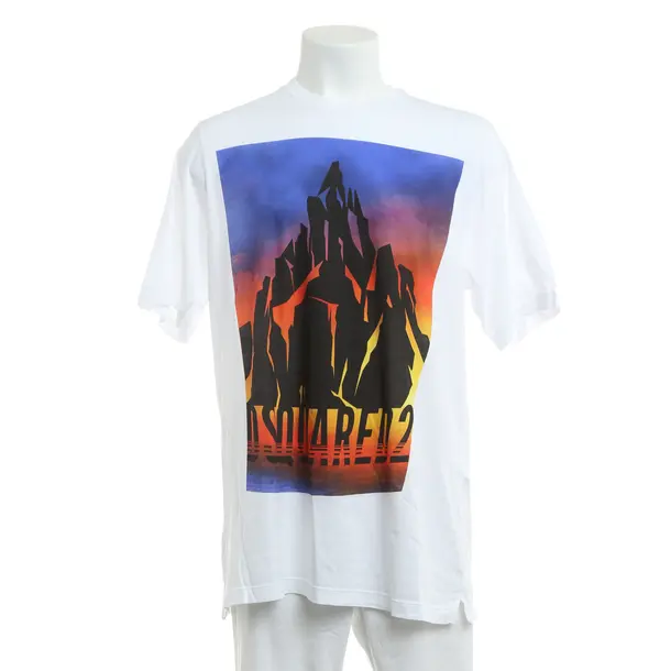 T-Shirt, in Mehrfarbig, Baumwolle, Dsquared