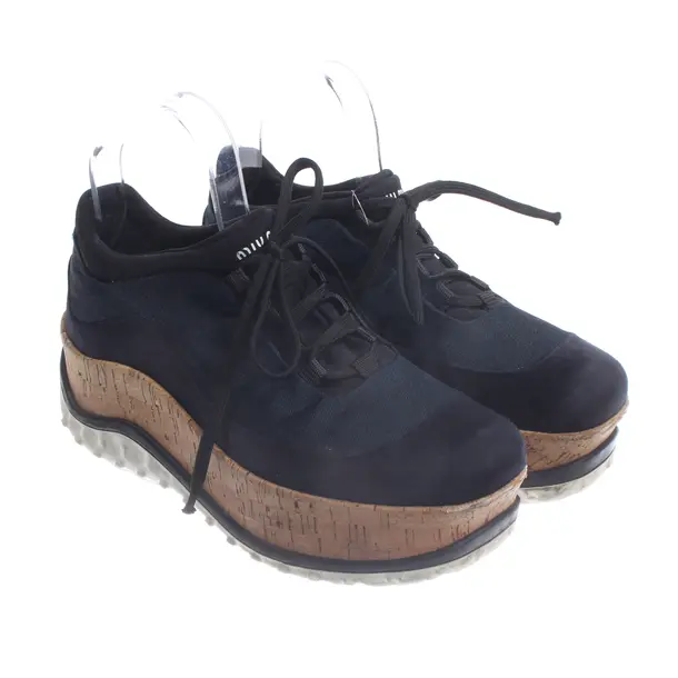 Flats, in Navy, Miu Miu