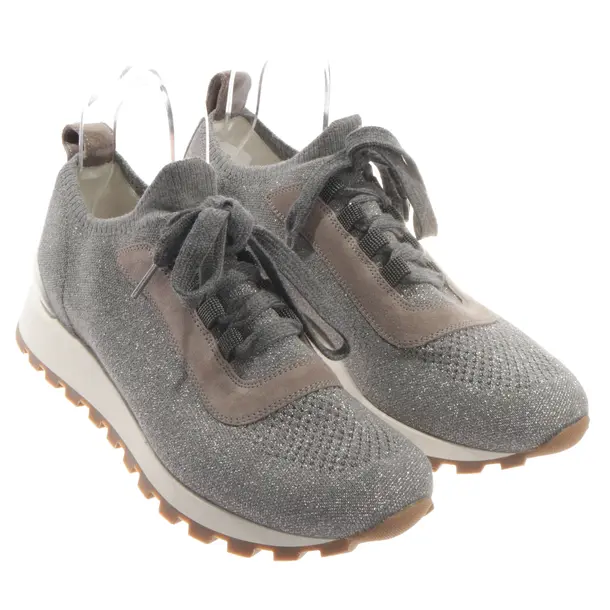 Sneakers, in Gray, Brunello Cucinelli