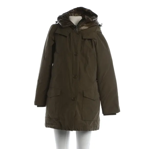 Winterjacke, in Grün, Baumwolle, Woolrich