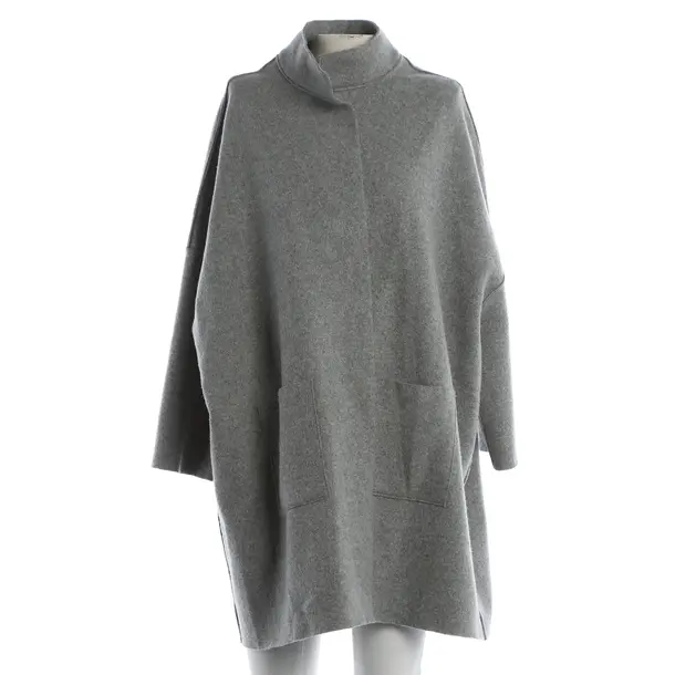 Übergangsmantel, in Hellgrau, Kaschmir, Lunaria Cashmere