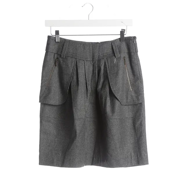 Skirt, in Gray, Wool, Brunello Cucinelli