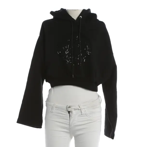 Hoodie, in Black, Cotton, Versace