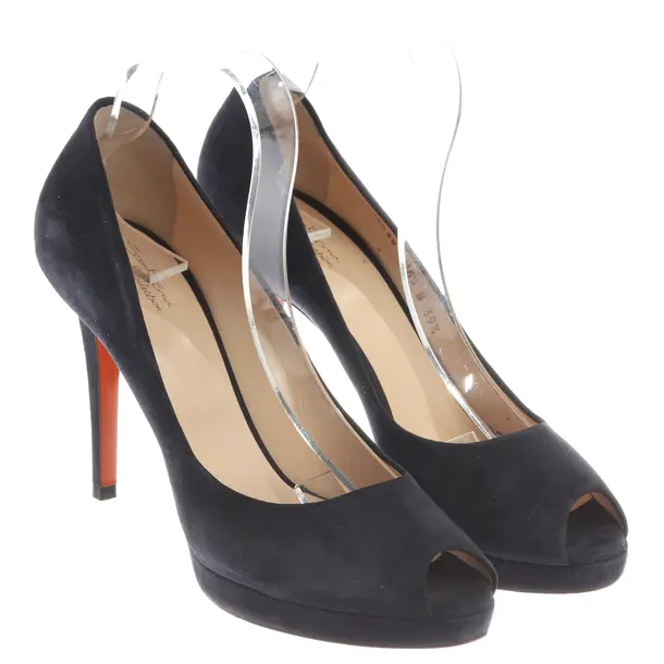 Peep Toes, in Blue, Santoni