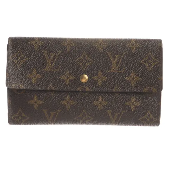 Wallet, in Brown, Leather, Louis Vuitton