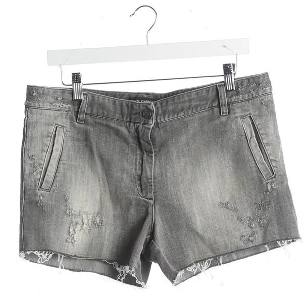Shorts, in Gray, Cotton, Dolce & Gabbana