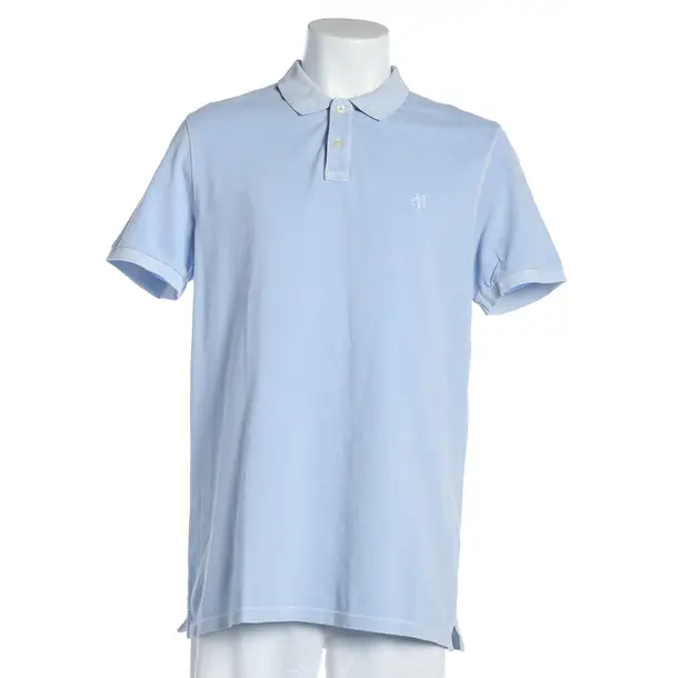 Poloshirt, in Hellblau, Baumwolle, Marc O'Polo