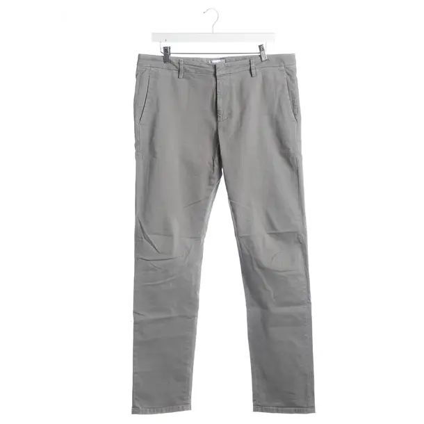 Chinos, in Gray, Cotton, Dondup