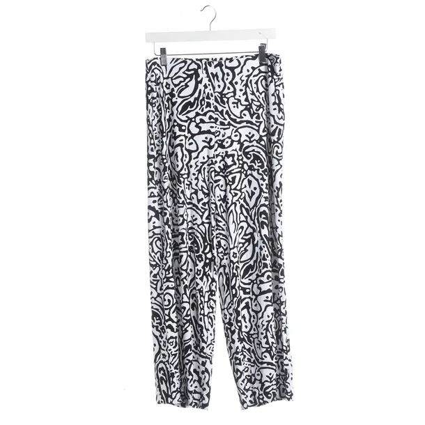 Pants, in Black, Polyester, Raffaello Rossi