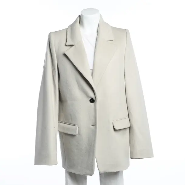 Mid-Season Coat, in Beige, Wool, Drykorn