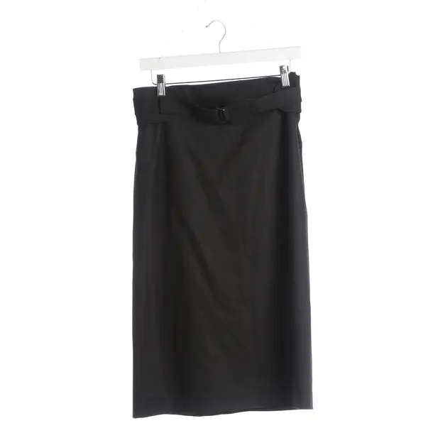 Rock, in Dunkelgrau, Wolle, Jil Sander