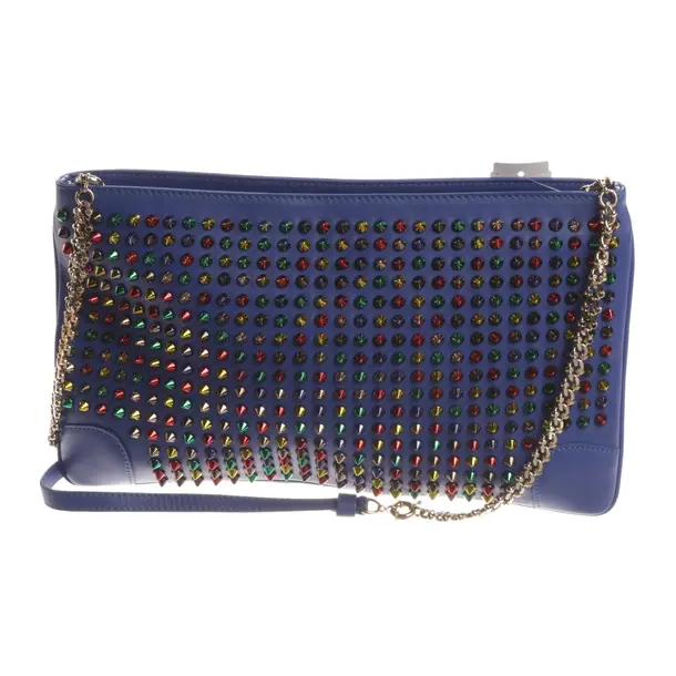 Pochette, in Blu, Pelle, Christian Louboutin