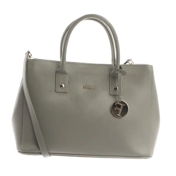 Handtasche, in Grau, Leder, Furla