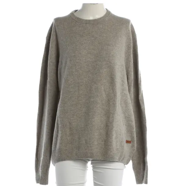 Jumper, in Light Brown, Wool, Barbour
