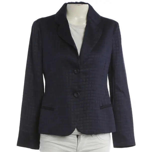 Blazer, in Navy, Baumwolle, Emporio Armani