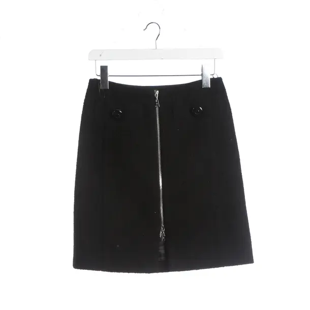 Skirt, in Black, Wool, Louis Vuitton