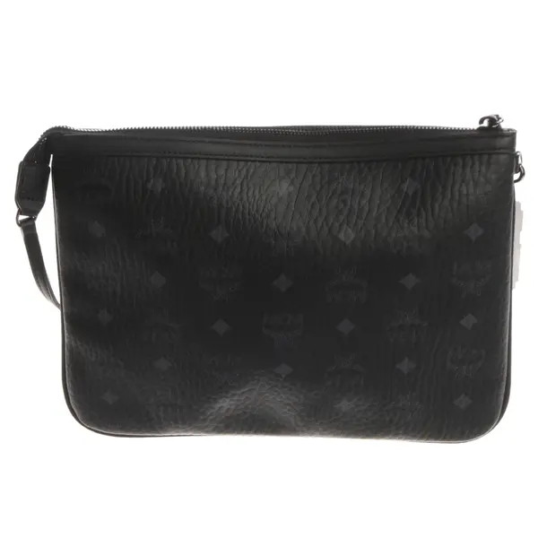 Pochette, in Nero, Pelle, MCM