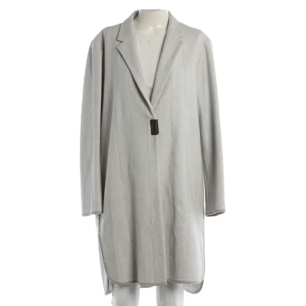 Mid-Season Coat, in Gray, Wool, Fabiana Filippi